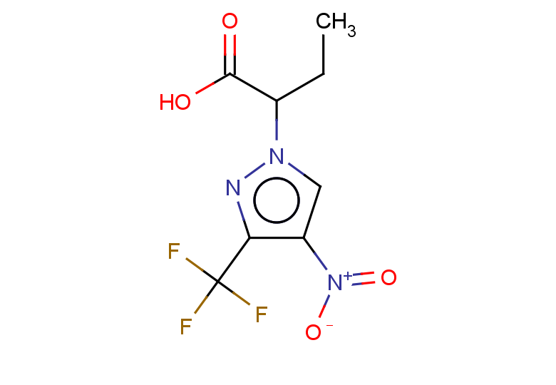 2-[4-nitro-3-(trifluoromethyl)-1H-pyrazol-1-yl]butanoic acid