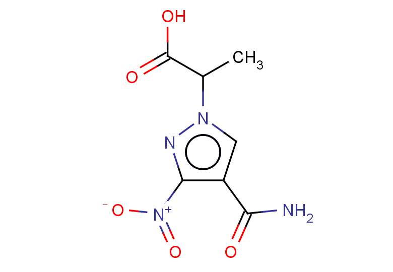 2-(4-carbamoyl-3-nitro-1H-pyrazol-1-yl)propanoic acid