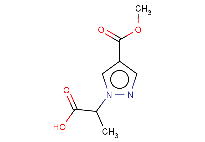 2-[4-(methoxycarbonyl)-1H-pyrazol-1-yl]propanoic acid