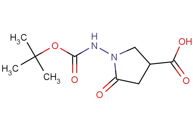 1-{[(tert-butoxy)carbonyl]amino}-5-oxopyrrolidine-3-carboxylic acid