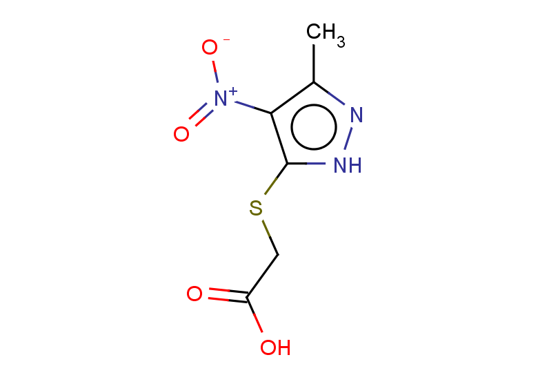 2-[(3-methyl-4-nitro-1H-pyrazol-5-yl)sulfanyl]acetic acid