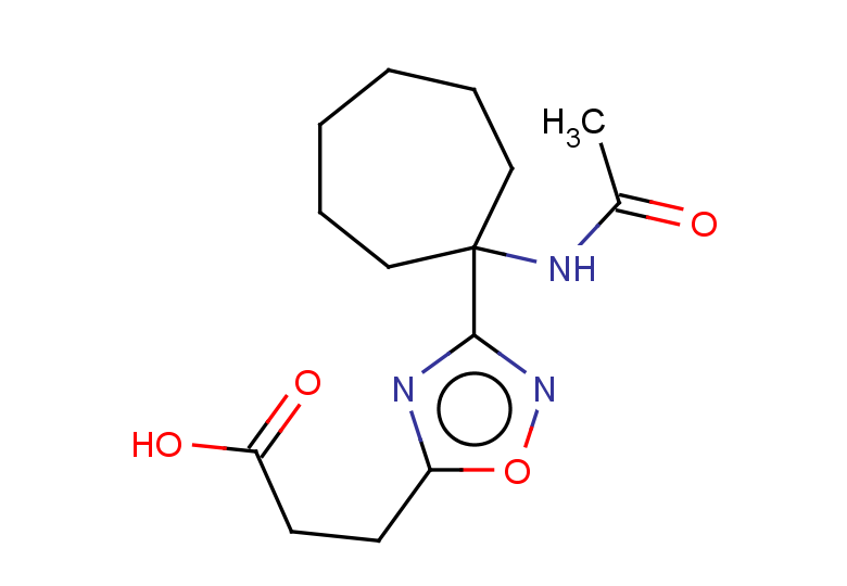 3-[3-(1-acetamidocycloheptyl)-1,2,4-oxadiazol-5-yl]propanoic acid