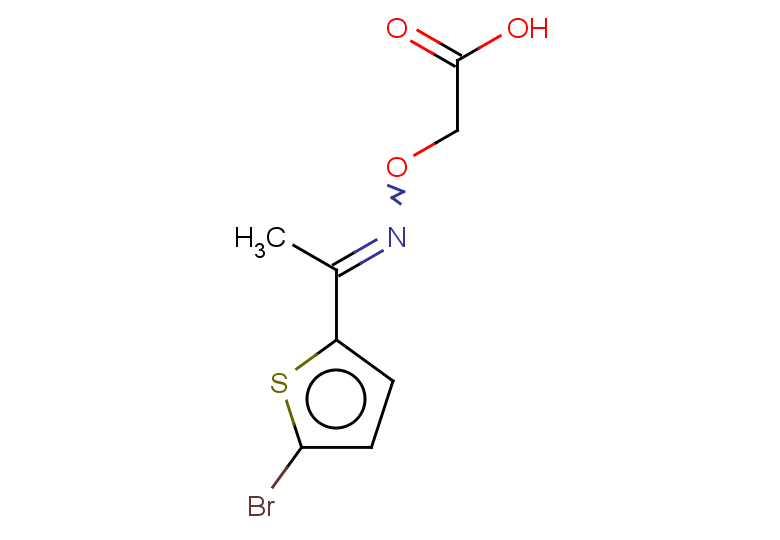 2-({[1-(5-bromothiophen-2-yl)ethylidene]amino}oxy)acetic acid