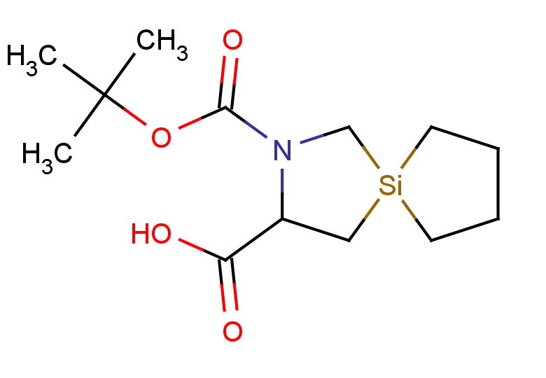 2-[(tert-butoxy)carbonyl]-2-aza-5-silaspiro[4.4]nonane-3-carboxylic acid