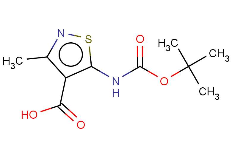5-{[(tert-butoxy)carbonyl]amino}-3-methyl-1,2-thiazole-4-carboxylic acid