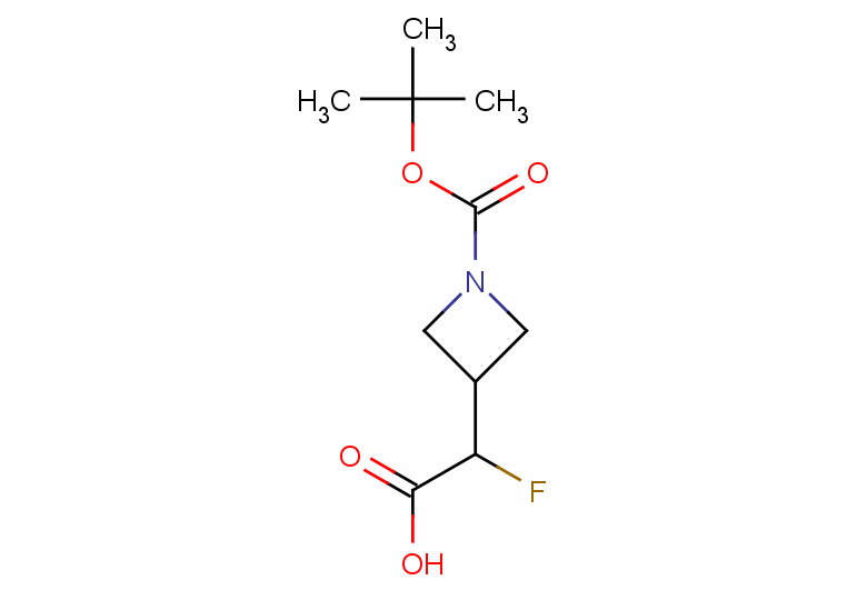 2-(1-(tert-butoxycarbonyl)azetidin-3-yl)-2-fluoroacetic acid