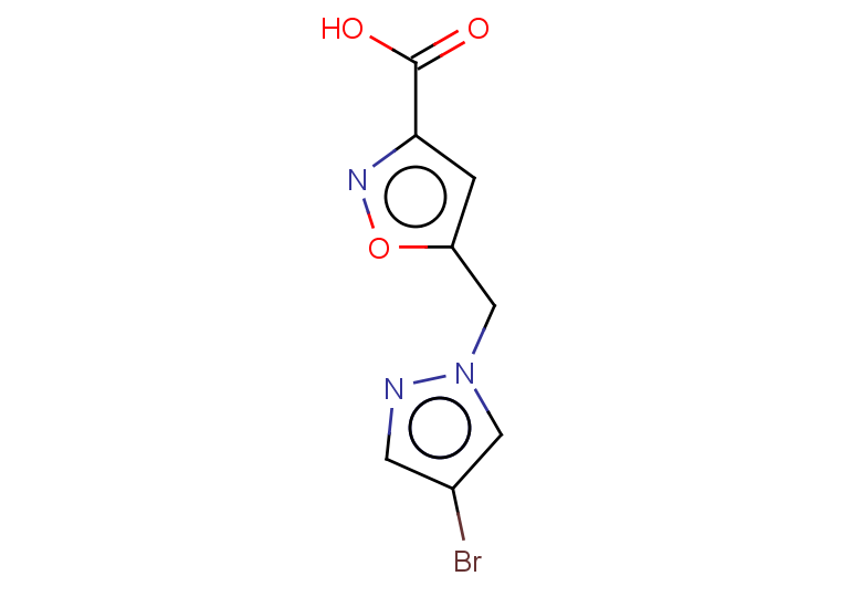 5-[(4-bromo-1H-pyrazol-1-yl)methyl]-1,2-oxazole-3-carboxylic acid