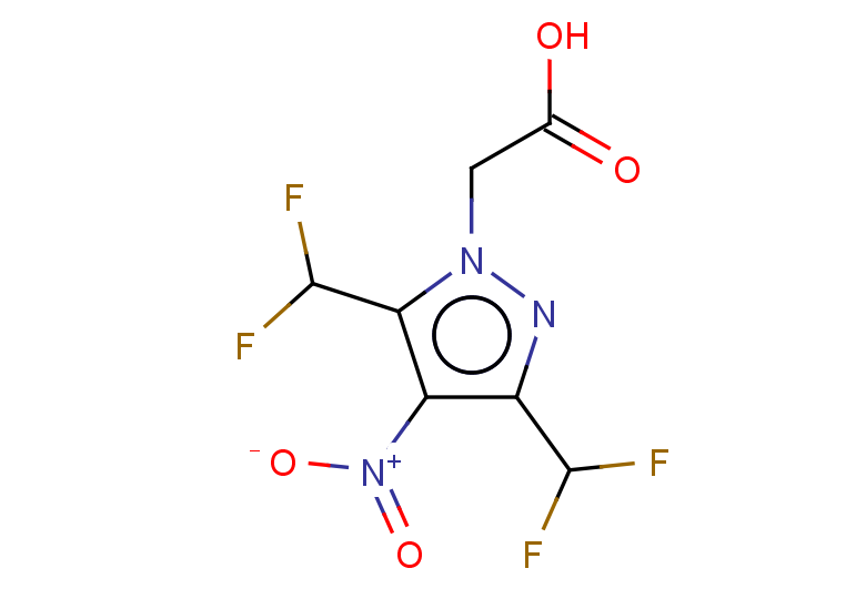 2-[3,5-bis(difluoromethyl)-4-nitro-1H-pyrazol-1-yl]acetic acid