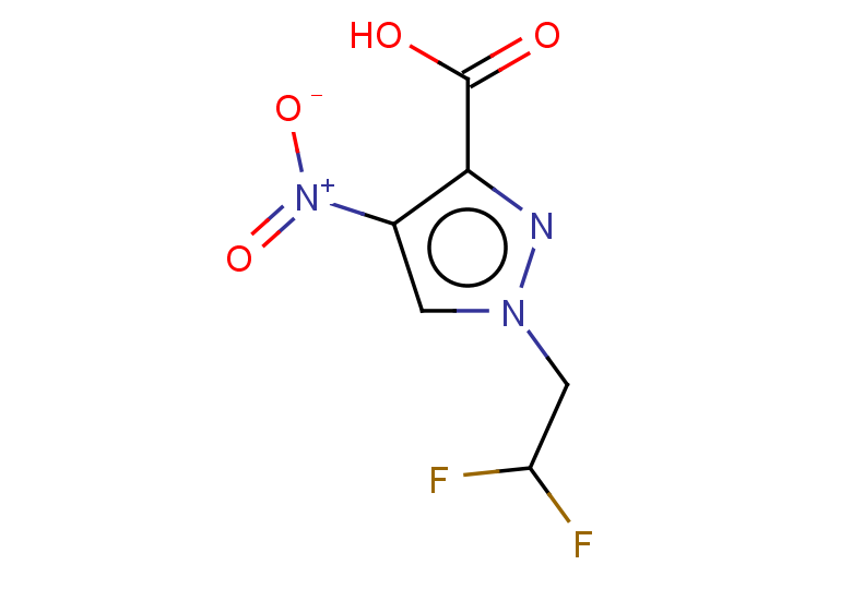 1-(2,2-difluoroethyl)-4-nitro-1H-pyrazole-3-carboxylic acid