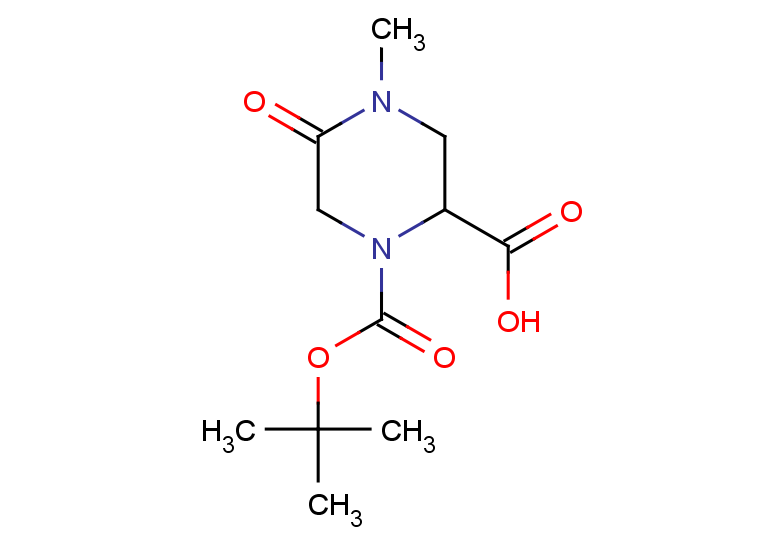 1-[(tert-butoxy)carbonyl]-4-methyl-5-oxopiperazine-2-carboxylic acid