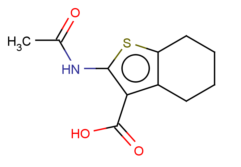 2-acetamido-4,5,6,7-tetrahydro-1-benzothiophene-3-carboxylic acid