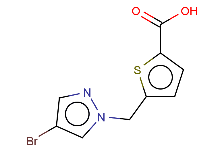 5-[(4-bromo-1H-pyrazol-1-yl)methyl]thiophene-2-carboxylic acid