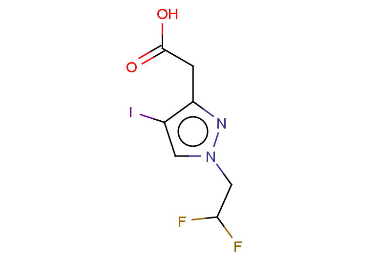 2-[1-(2,2-difluoroethyl)-4-iodo-1H-pyrazol-3-yl]acetic acid