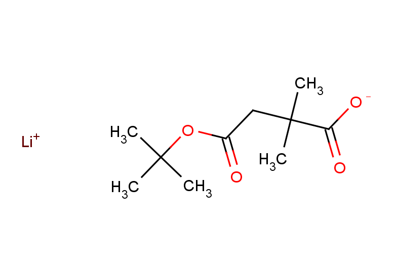 lithium(1+) ion 4-(tert-butoxy)-2,2-dimethyl-4-oxobutanoate