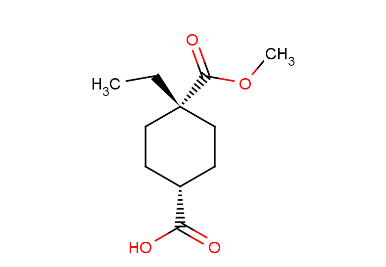 4-ethyl-4-(methoxycarbonyl)cyclohexane-1-carboxylic acid