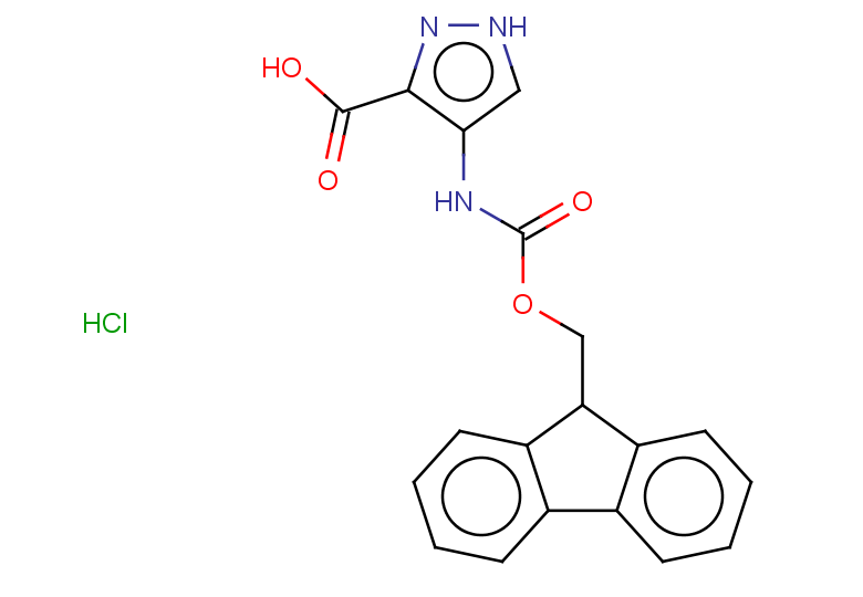 4-{[(9H-fluoren-9-ylmethoxy)carbonyl]amino}-1H-pyrazole-3-carboxylic acid hydrochloride