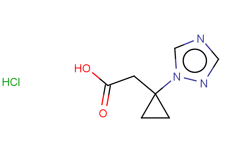 2-[1-(1H-1,2,4-triazol-1-yl)cyclopropyl]acetic acid hydrochloride