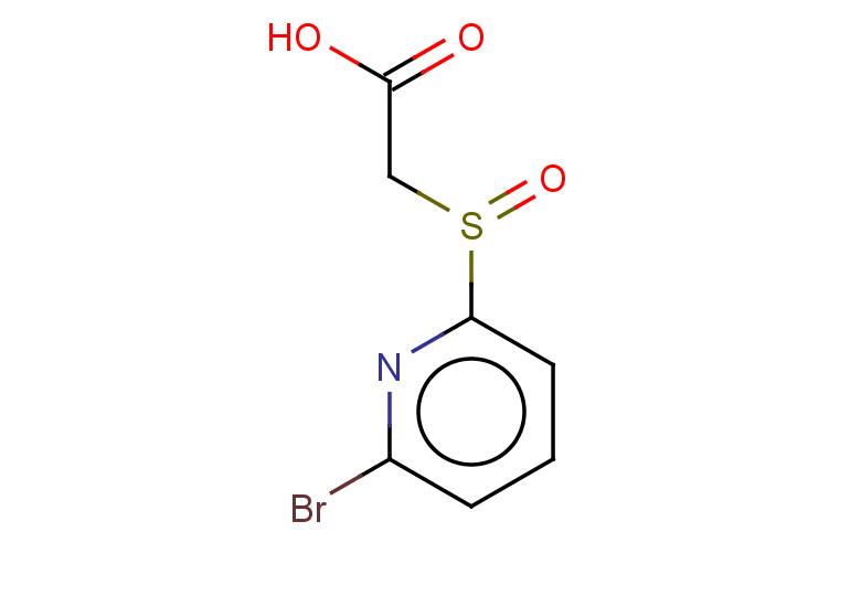 2-(6-bromopyridine-2-sulfinyl)acetic acid
