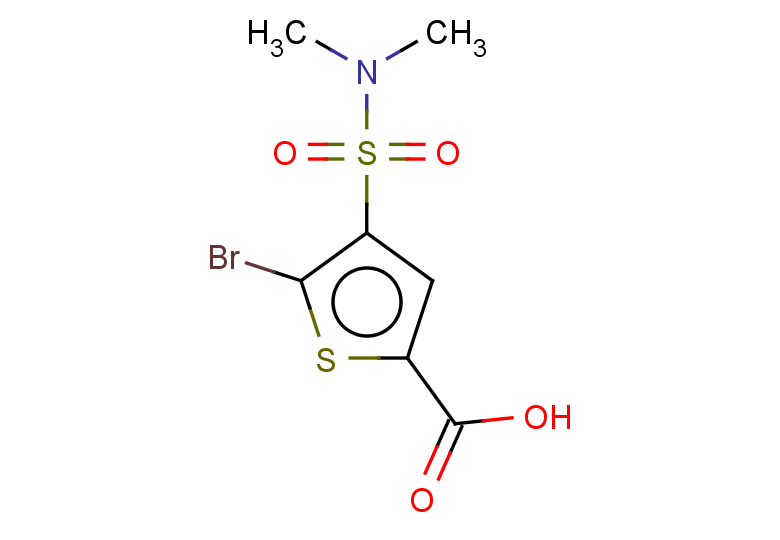 5-bromo-4-(N,N-dimethylsulfamoyl)thiophene-2-carboxylic acid