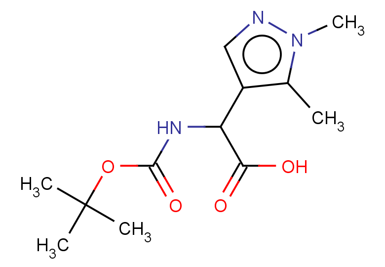2-{[(tert-butoxy)carbonyl]amino}-2-(1,5-dimethyl-1H-pyrazol-4-yl)acetic acid