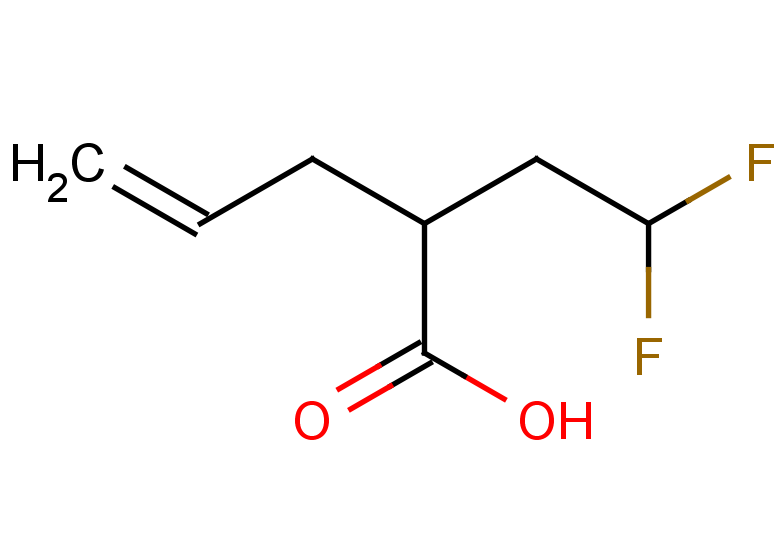 2-(2,2-difluoroethyl)pent-4-enoic acid