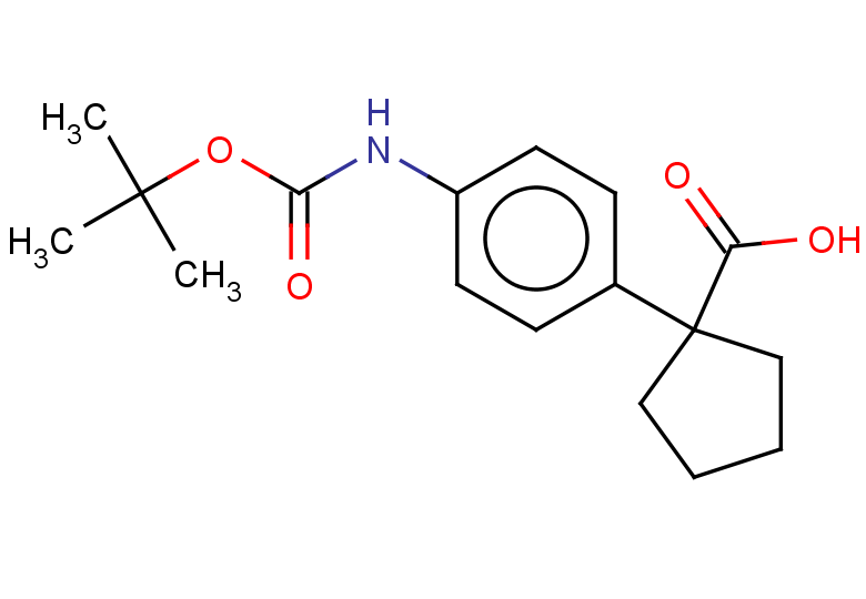 1-(4-{[(tert-butoxy)carbonyl]amino}phenyl)cyclopentane-1-carboxylic acid