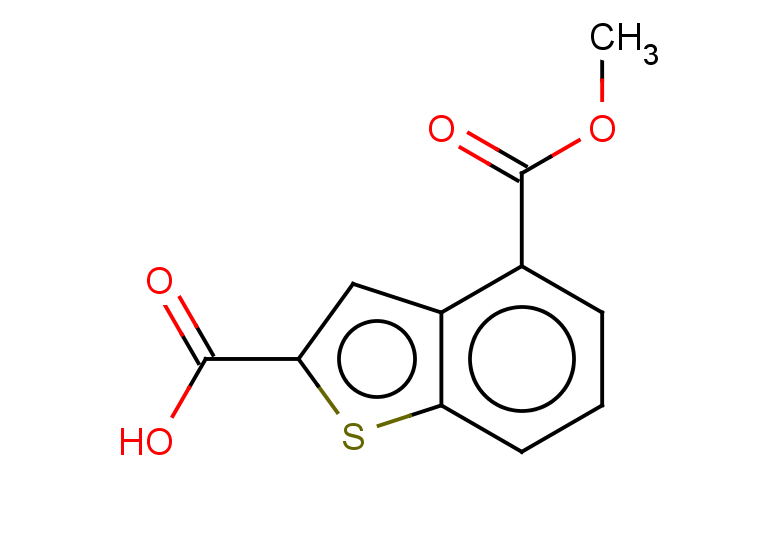 4-(methoxycarbonyl)-1-benzothiophene-2-carboxylic acid