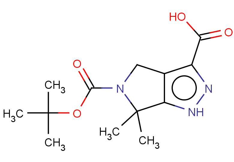 5-[(tert-butoxy)carbonyl]-6,6-dimethyl-1H,4H,5H,6H-pyrrolo[3,4-c]pyrazole-3-carboxylic acid