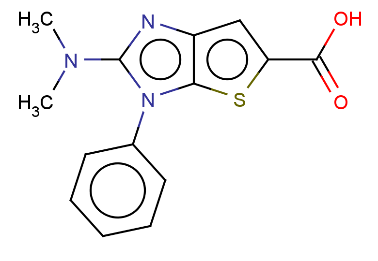 2-(dimethylamino)-3-phenyl-3H-thieno[2,3-d]imidazole-5-carboxylic acid