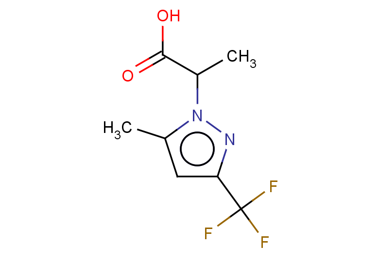 2-[5-methyl-3-(trifluoromethyl)-1H-pyrazol-1-yl]propanoic acid