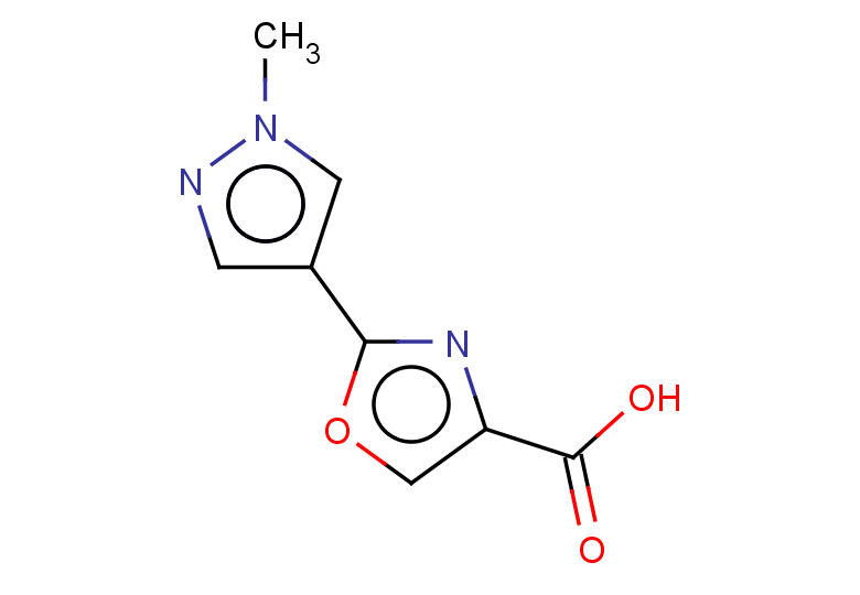 2-(1-methyl-1H-pyrazol-4-yl)-1,3-oxazole-4-carboxylic acid