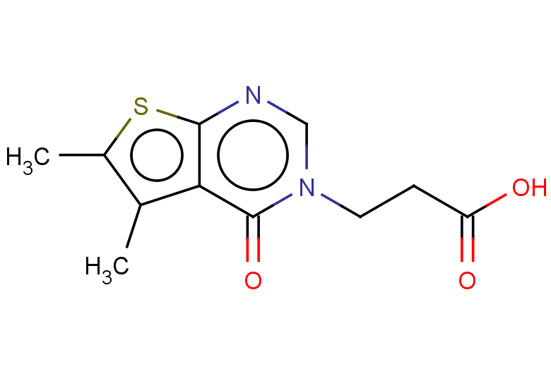 3-{5,6-dimethyl-4-oxo-3H,4H-thieno[2,3-d]pyrimidin-3-yl}propanoic acid