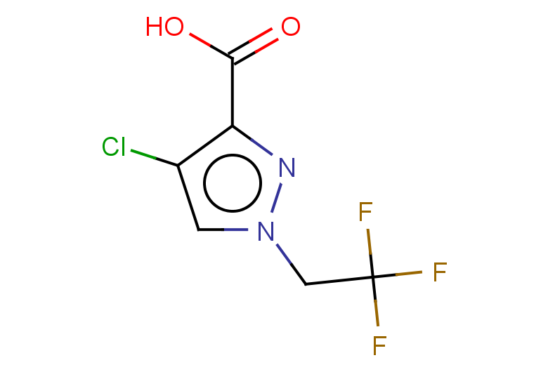 4-chloro-1-(2,2,2-trifluoroethyl)-1H-pyrazole-3-carboxylic acid