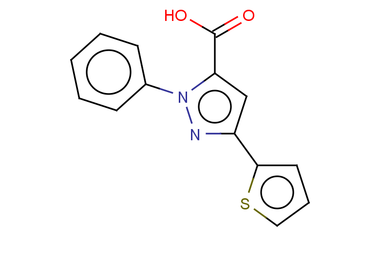 1-phenyl-3-(thiophen-2-yl)-1H-pyrazole-5-carboxylic acid