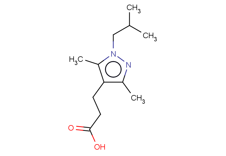 3-[3,5-dimethyl-1-(2-methylpropyl)-1H-pyrazol-4-yl]propanoic acid