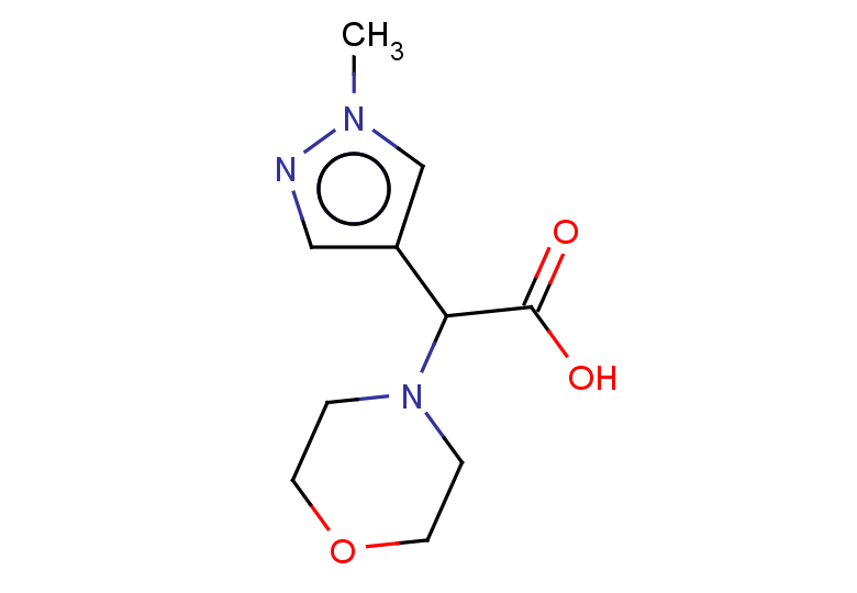 2-(1-methyl-1H-pyrazol-4-yl)-2-(morpholin-4-yl)acetic acid