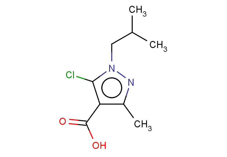 5-chloro-3-methyl-1-(2-methylpropyl)-1H-pyrazole-4-carboxylic acid