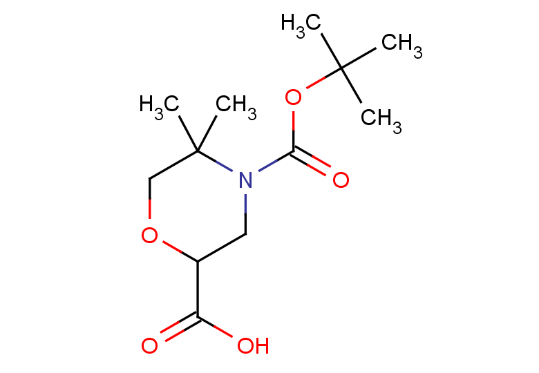 4-[(tert-butoxy)carbonyl]-5,5-dimethylmorpholine-2-carboxylic acid