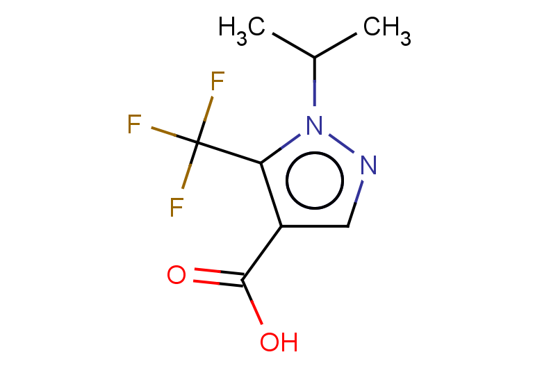 1-(propan-2-yl)-5-(trifluoromethyl)-1H-pyrazole-4-carboxylic acid
