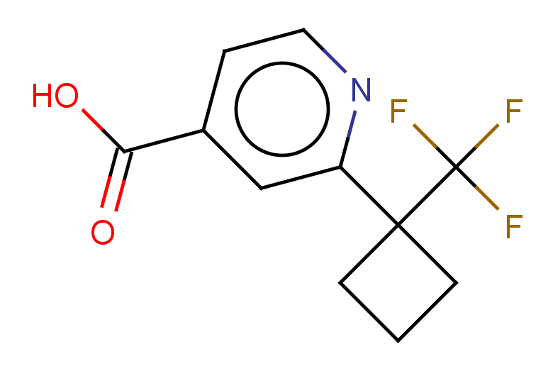 2-[1-(trifluoromethyl)cyclobutyl]pyridine-4-carboxylic acid