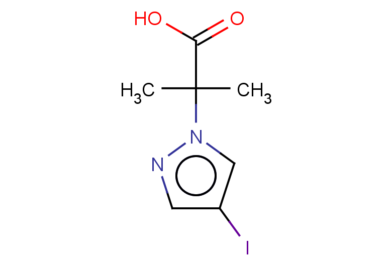 2-(4-iodo-1H-pyrazol-1-yl)-2-methylpropanoic acid
