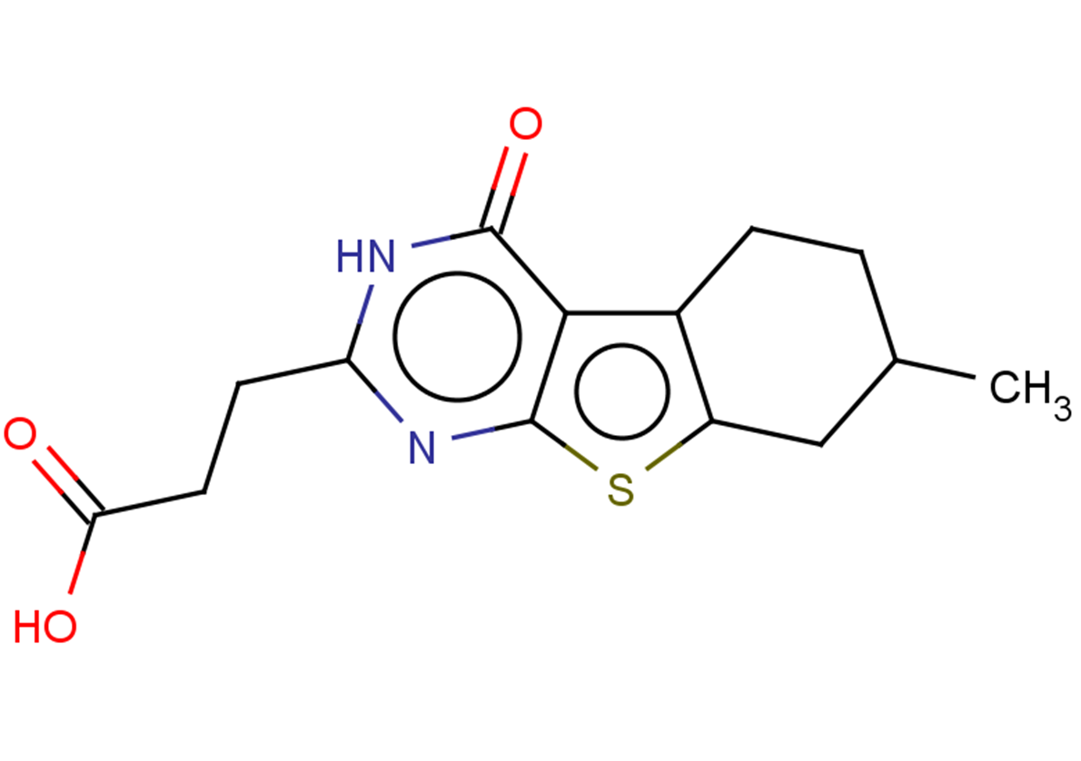 3-{11-methyl-3-oxo-8-thia-4,6-diazatricyclo[7.4.0.0,2,7]trideca-1(9),2(7),5-trien-5-yl}propanoic acid
