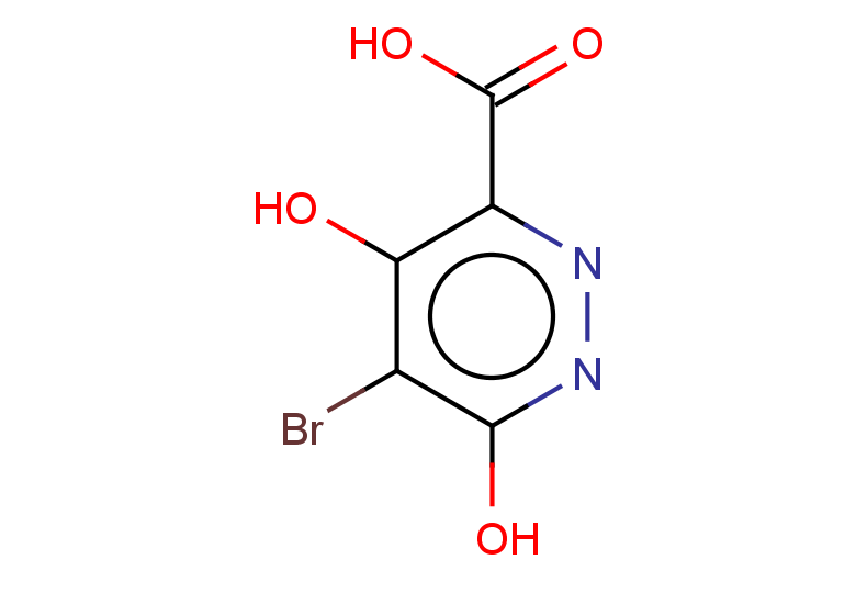 5-bromo-4,6-dihydroxypyridazine-3-carboxylic acid