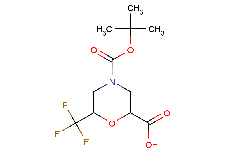 4-[(tert-butoxy)carbonyl]-6-(trifluoromethyl)morpholine-2-carboxylic acid