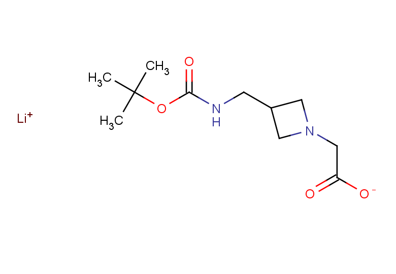 lithium(1+) ion 2-[3-({[(tert-butoxy)carbonyl]amino}methyl)azetidin-1-yl]acetate