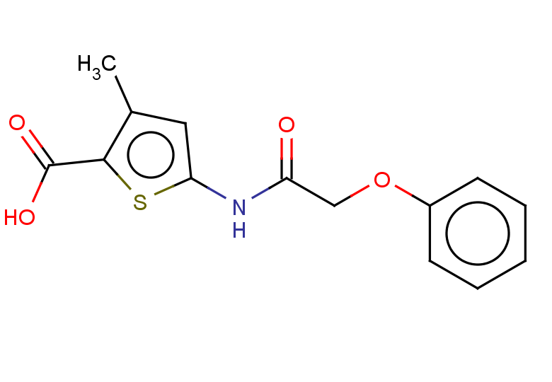 3-methyl-5-(2-phenoxyacetamido)thiophene-2-carboxylic acid