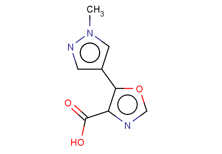5-(1-methyl-1H-pyrazol-4-yl)-1,3-oxazole-4-carboxylic acid