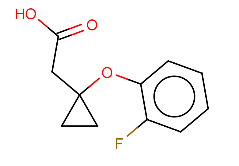 2-[1-(2-fluorophenoxy)cyclopropyl]acetic acid