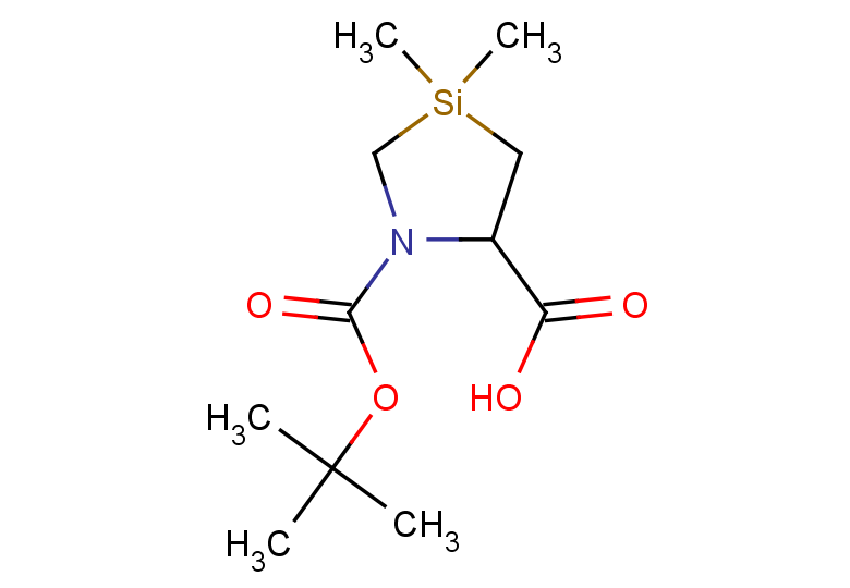 1-[(tert-butoxy)carbonyl]-3,3-dimethyl-1,3-azasilolidine-5-carboxylic acid