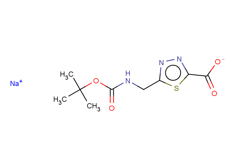 sodium 5-({[(tert-butoxy)carbonyl]amino}methyl)-1,3,4-thiadiazole-2-carboxylate